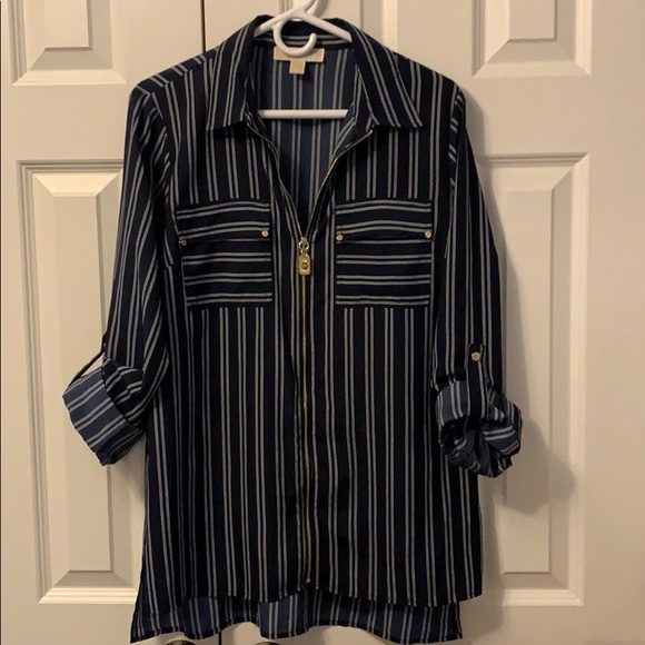 michael kors gold blouse